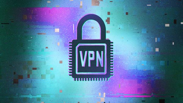 замок с надписью VPN