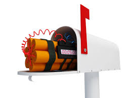 бомба в почтовом ящике