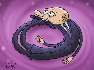 путин уроборос карикатура